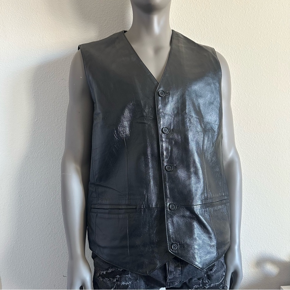 Canda men’s leather vest
